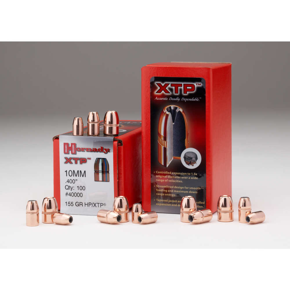 Ammunition Hornady 4.50" 44Magnum BULLET 44 CAL 430 200 GR HP/XTP 100/BX