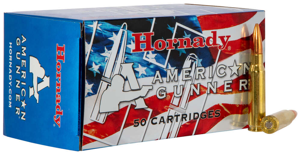 Ammunition Hornady 4.50" 308Win AMMO AM GUNR 308 WIN 155 GR BTHP 50/BX