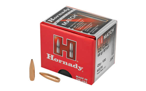 Ammunition Hornady Match HRNDY MATCH 22CAL .224 68GR 100CT