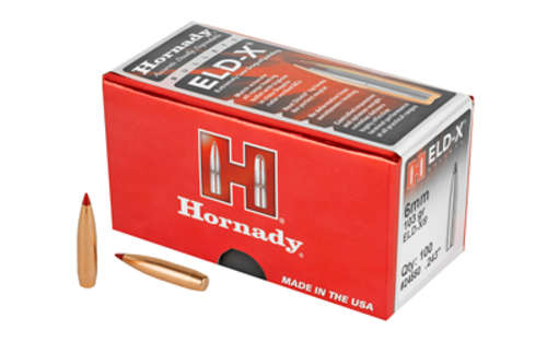 Ammunition Hornady ELD X 243Win HRNDY ELD-X 6MM .243 103GR 100CT