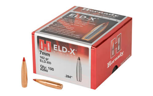 Ammunition Hornady ELD X HRNDY ELD-X 7MM .284 162GR 100CT • Model: ELD-X