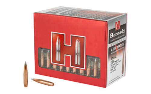 Ammunition Hornady A Tip Match HRNDY A-TIP 30CAL .308 250GR 100CT • Model: A-Tip Match