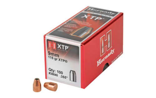 Ammunition Hornady XTP 9mm HRNDY XTP 9MM .355 115GR 100CT • Model: XTP