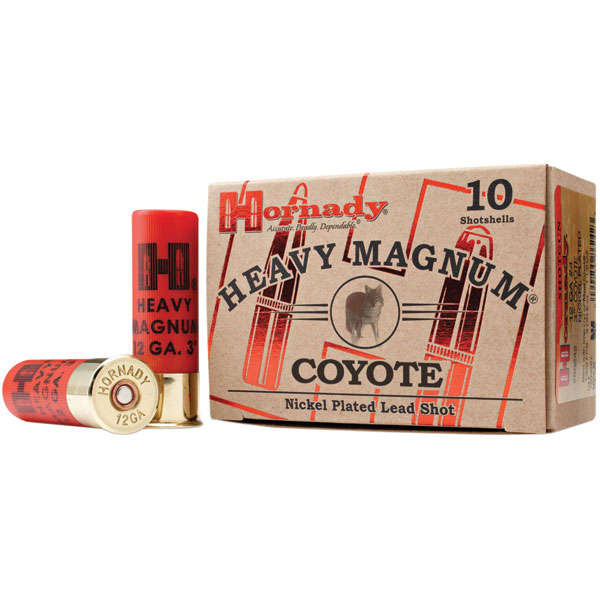 Ammunition Hornady 1 1/2 oz 12Gauge HORN 86222 12GA BB NKL       HVY MAG COYOTE  10/10 • Model: 1 1/2 oz