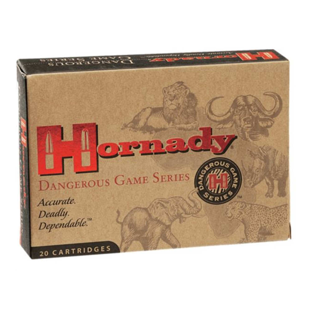 Ammunition Hornady 4699 ft lbs 375H&HMag HORN 8508  DNGRS GAME  375 H&H 270 SP/RP     20/06 • Model: 4699 ft lbs