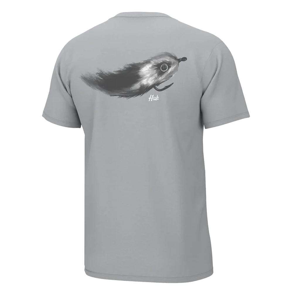 Clothing Huk Ready Series STREAMER FLY GRAPHIC TEE HARBOR MIST L