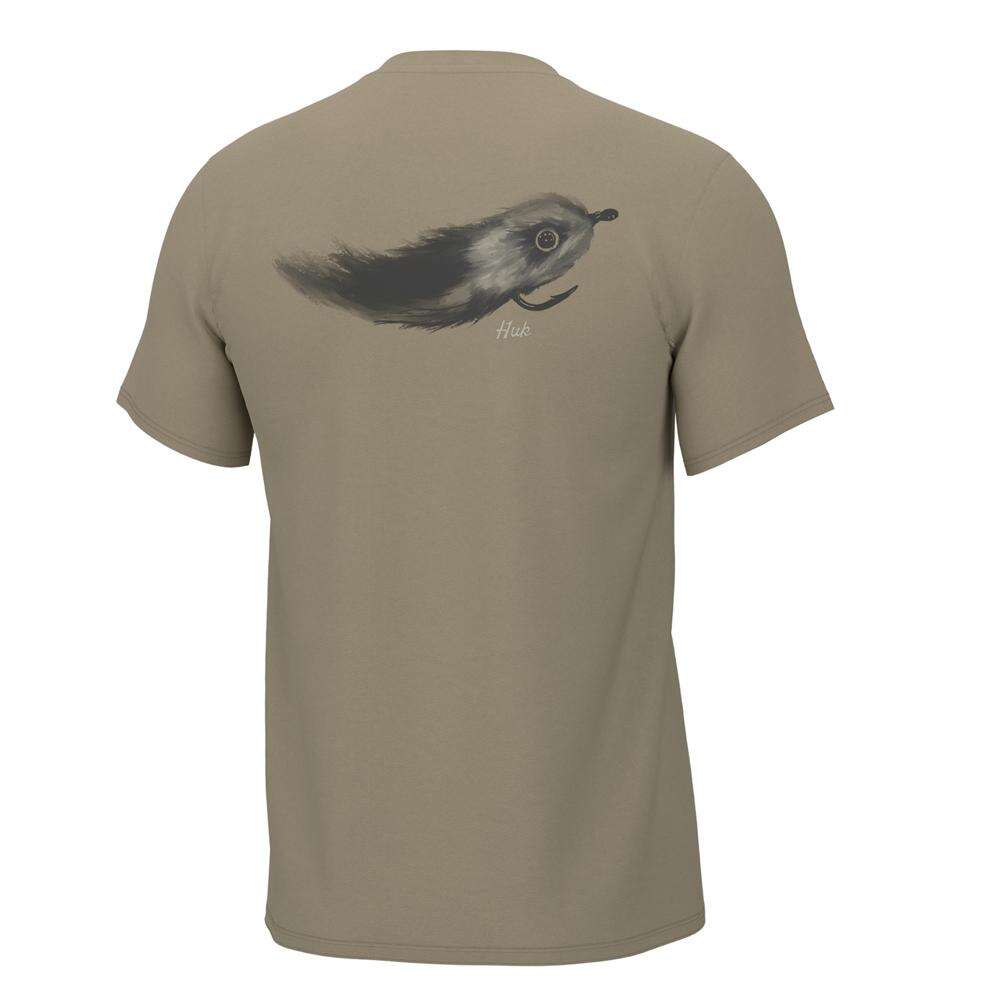 Clothing Huk Ready Series STREAMER FLY GRAPHIC TEE OVERLAND L