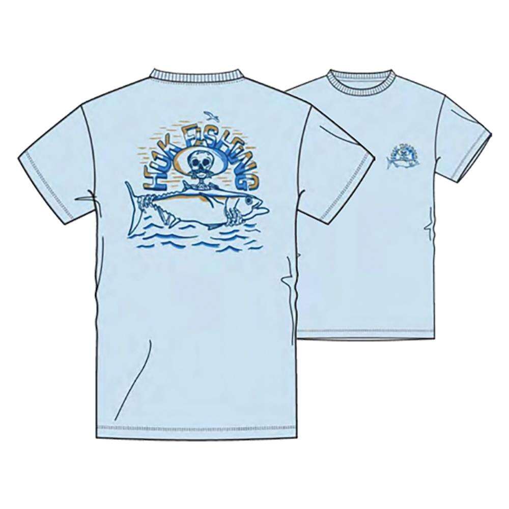 Clothing Huk Ready Series TUNA SKULL TEE CRYSTAL BLUE S