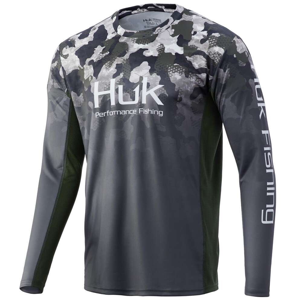 Clothing Huk Ready Series HUK ICON X REFRACTION CAMO FADE LS HUNT CLUB CAMO S