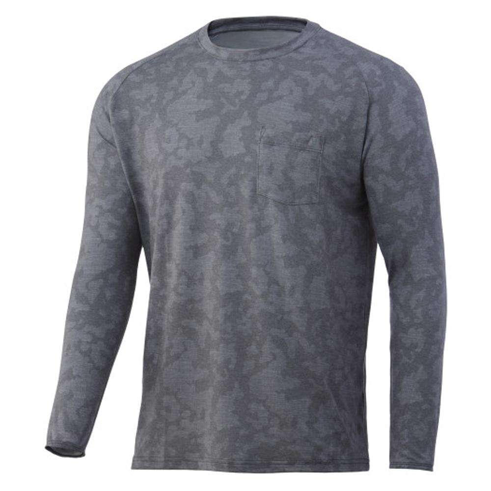 Clothing Huk Ready Series WAYPOINT RUNNING LAKES LS VOLCANIC ASH S