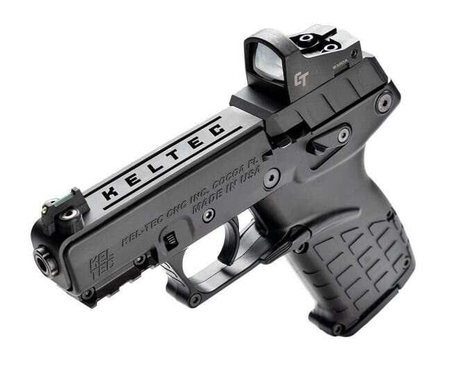 Handguns Kel Tec P17 22LR KELTEC P17 3.8" 22LR BLK 16RD CT RED