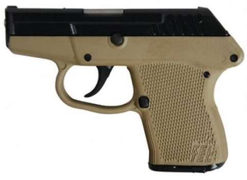 Handguns Kel Tec P 32 32ACP P-32 32ACP 7+1 BL/TAN • BLUE SLIDE/TAN FRAME • Model: P-32