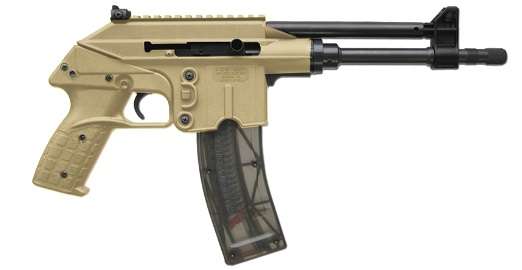 Handguns Kel Tec PLR 22 22LR PLR-22 22LR BL/TAN 10.1" 26+1 • PICATINNY RAIL