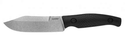 Knives Kershaw Ready Series Kershaw Camp 5 Fixed Blade Knife Black FRN (4.75" Stonewash)