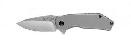 Knives Kershaw Ready Series Kershaw Valve Frame Lock Knife Bead Blast Stainless Steel (2.25" Stonewash)