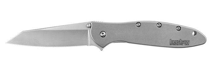 Knives Kershaw Ready Series Kershaw Random Leek Reverse Tanto Assisted Opening Knife (3" Bead Blast)