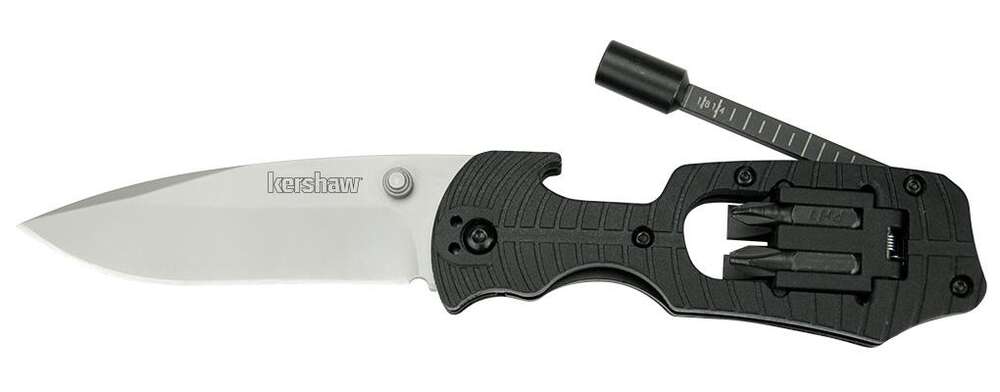 Knives Kershaw Ready Series Kershaw Select Fire Liner Lock Knife Multi-Tool GFN (3.375" Bead Blast)