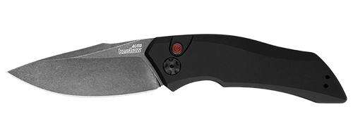 Knives Kershaw Ready Series Kershaw Launch 1 Automatic Knife Black Aluminum (3.4" BlackWash) • Model: Ready Series