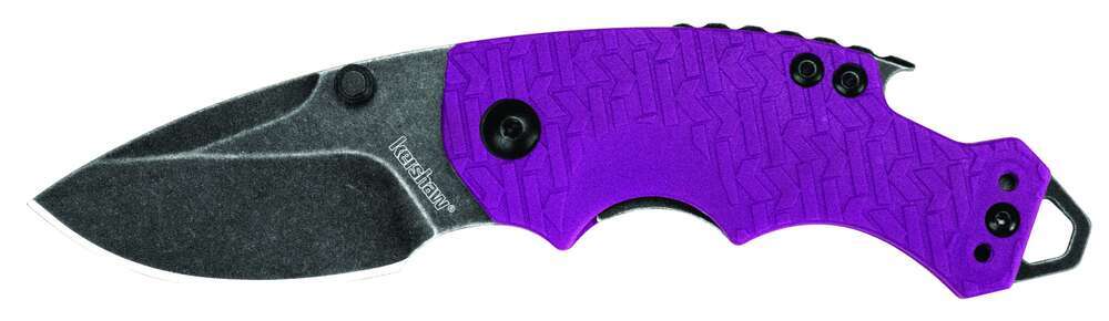 Knives Kershaw Ready Series Kershaw Shuffle Liner Lock Knife Purple (2.375" BlackWash) • Model: Ready Series