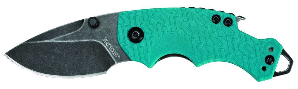 Knives Kershaw Ready Series Kershaw Shuffle Liner Lock Knife Teal (2.375" BlackWash) • Model: Ready Series