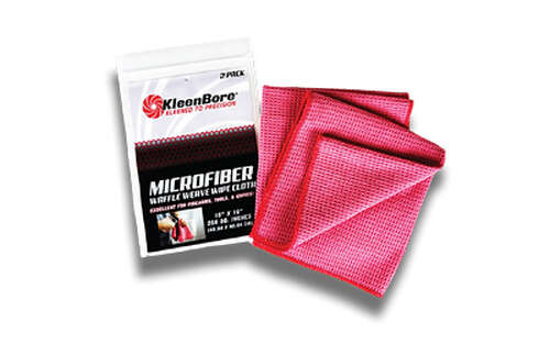 Cleaning Equipment Kleen Bore Waffle Weave MicroFiber KLEEN BR MICROFIBER WIPE CLOTH 2PK