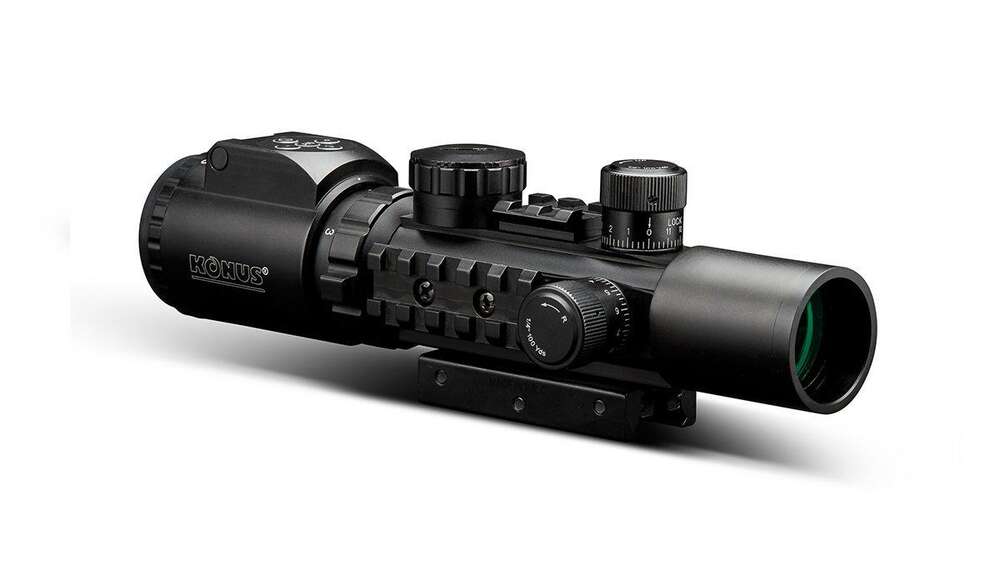 Scopes Konus Ready Series KONUSPRO AS34 2X-6X28mm riflescope - engraved/Illum. mil-dot reticle