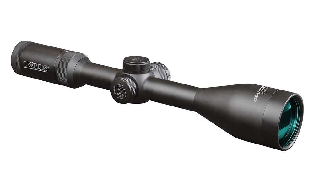 Scopes Konus Ready Series KonusPro Evo 3X-12X50mm Riflescope w/engraved IR reticle side parallax • Model: Ready Series