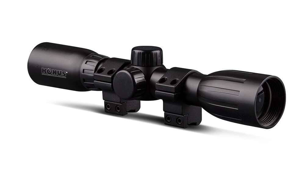 Scopes Konus Ready Series KONUSFIRE 4X32 RIFLESCOPE W/MOUNTING RINGS &bull; Model: Ready Series