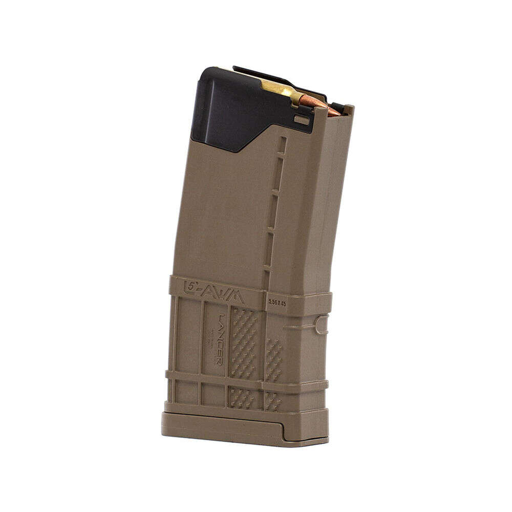 Magazines Lancer 4.50" 223Rem|5.56NATO L5AWM LIMITED 10/20 OPAQUE FLAT DE • Model: 4.50"