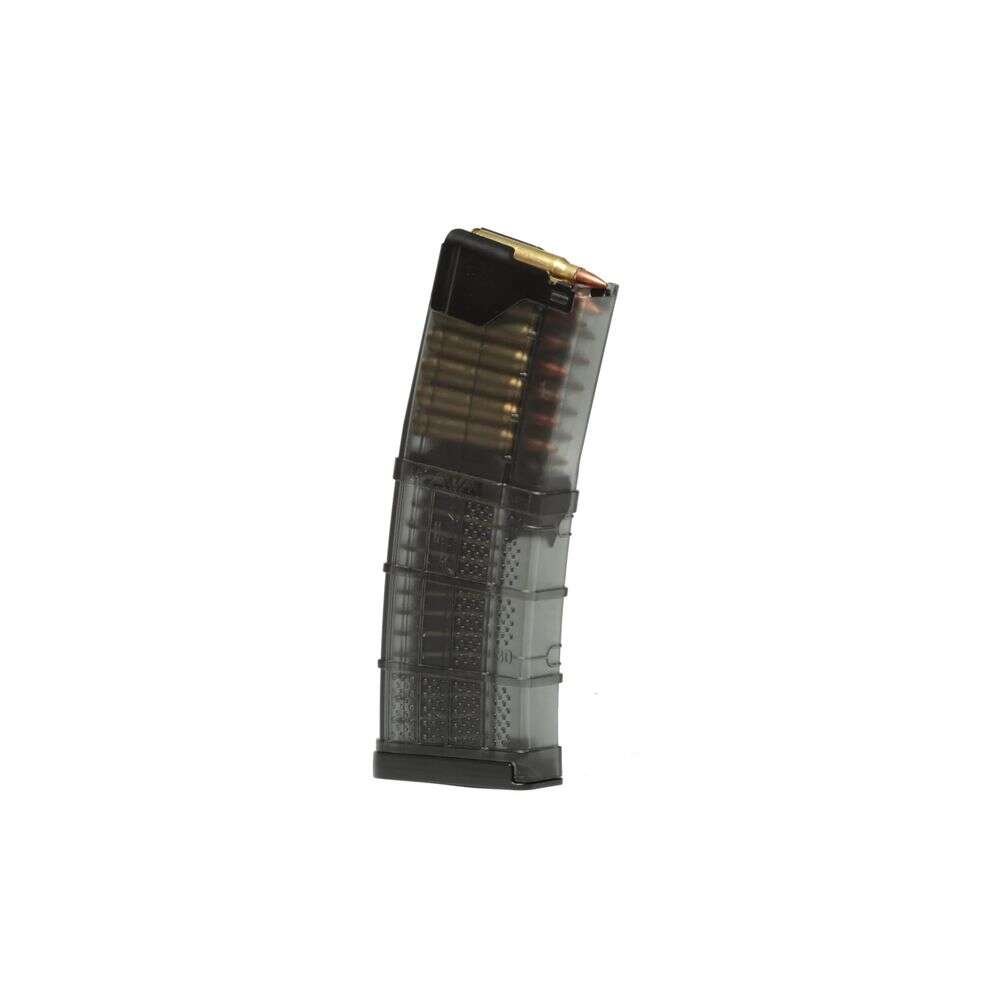 Magazines High Capacity Lancer 4.50" 223Rem|5.56NATO L5AWM LIMITED 15/20 TRANSLUCENT SMOKE