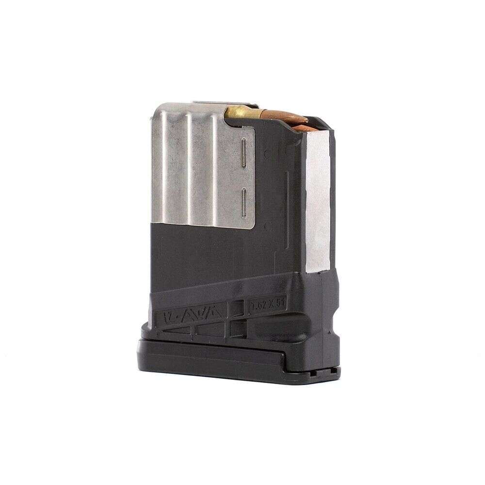 Magazines Lancer 4.50" 7.62x51mm L7AWM 5RD OPAQUE BLACK • Model: 4.50"