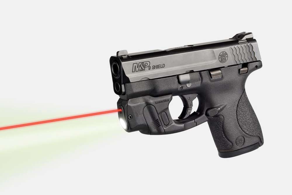 Sights Lasers LaserMax Ready Series CenterFire Light & Laser w/GripSense for S&W Shield 9mm .40 cal red • Model: Ready Series