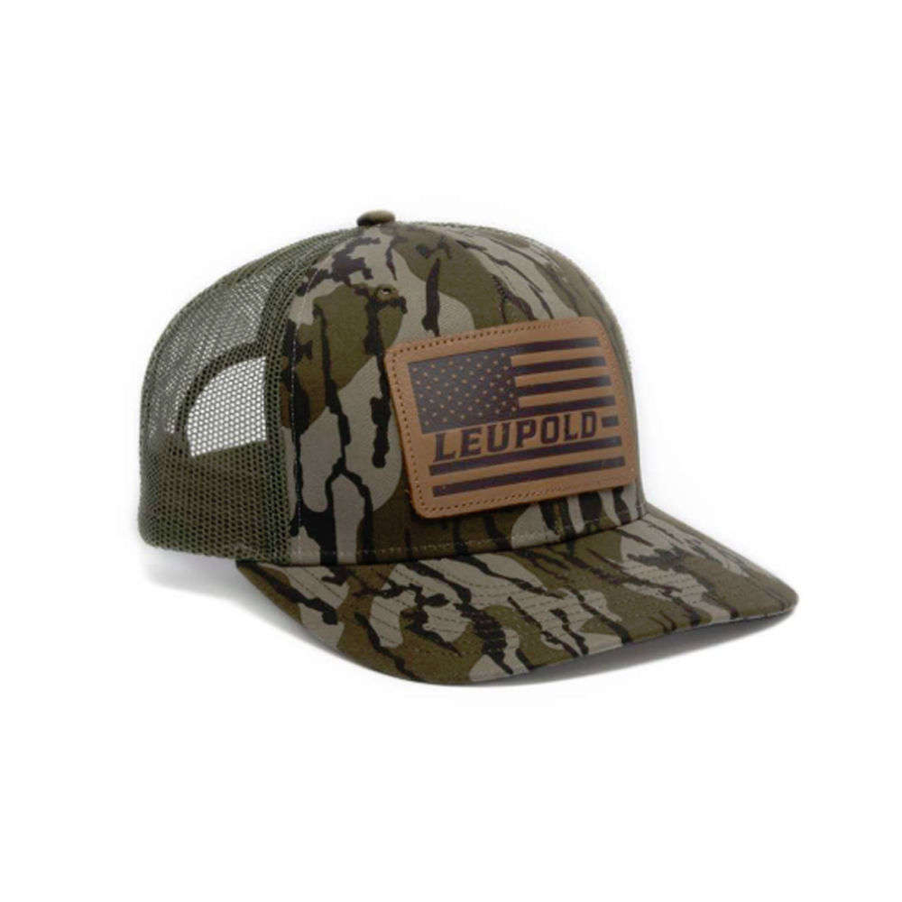 Clothing Leupold 4.50" 112 BOTTOMLAND TRUCKER MOSSY OAK