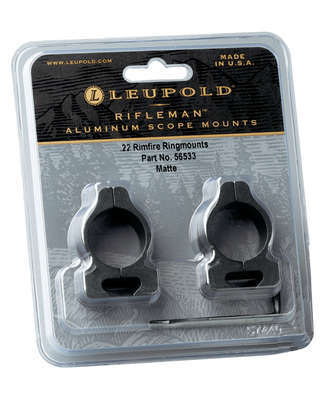 Scope Mounts Leupold Rifleman LEUP RFLMN .22 RF 3/8" RNGS MATTE