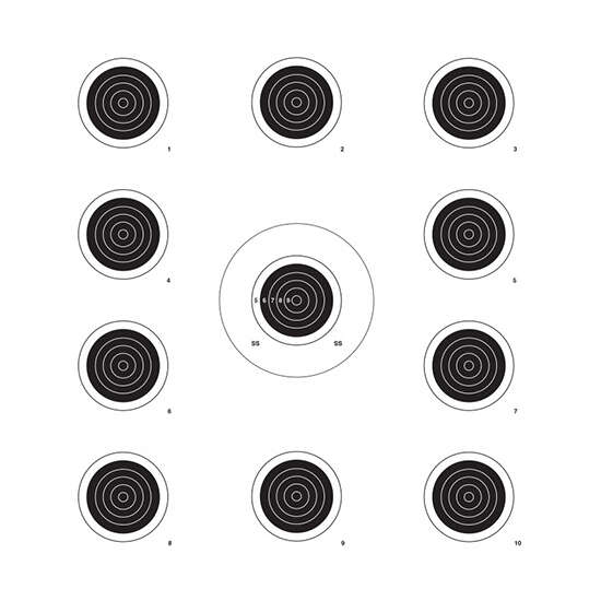 Targets Lyman ZPAP M70 LYM SMALL BORE TARGET ROLL