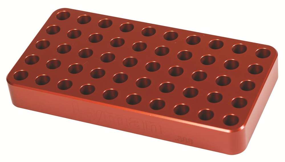 Misc. Accessories Lyman Ready Series ANODIZED ALUMINUM LOADING BLOCK .388" HOLE SIZE