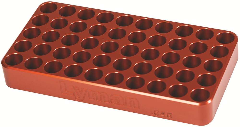 Misc. Accessories Lyman Ready Series ANODIZED ALUMINUM LOADING BLOCK .565" HOLE SIZE