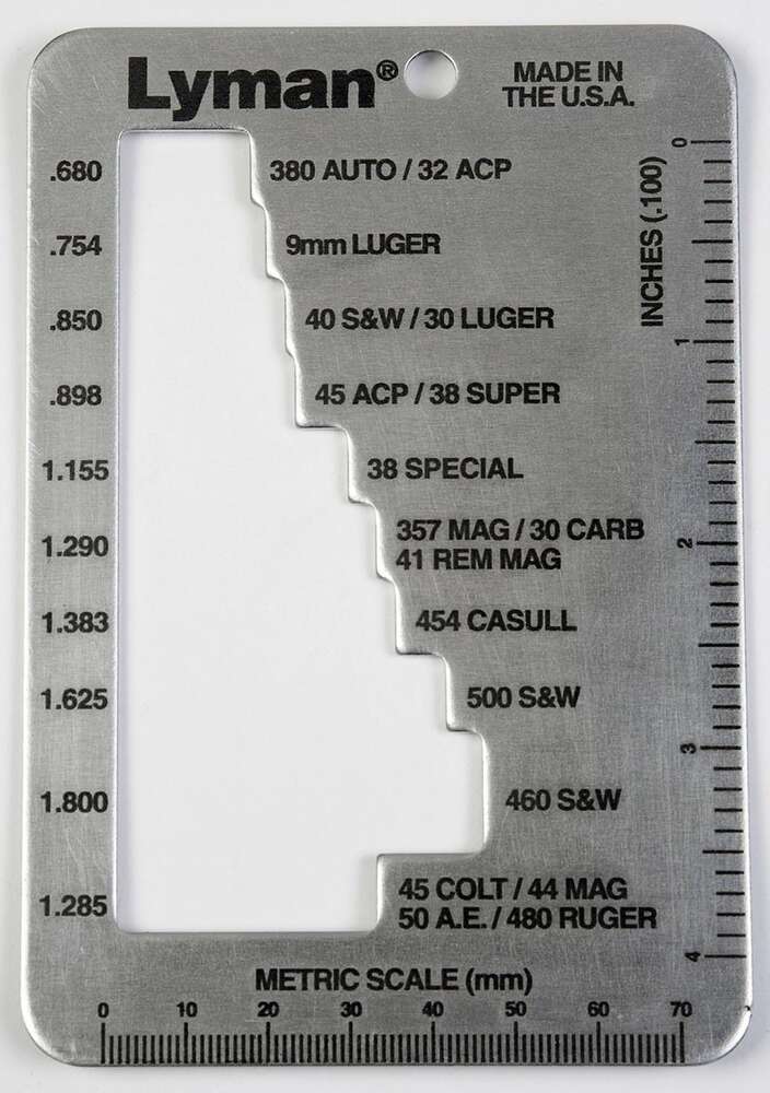 Misc. Accessories Lyman Ready Series E-ZEE CASE GAUGE PISTOL & REVOLV