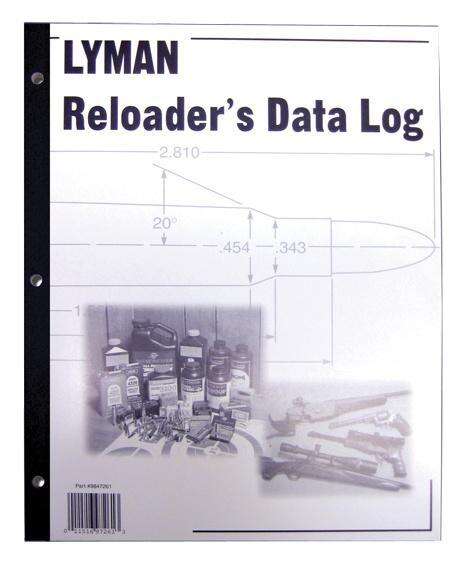 Books DVDs Lyman Ready Series LYMAN RELOADERS DATA LOG