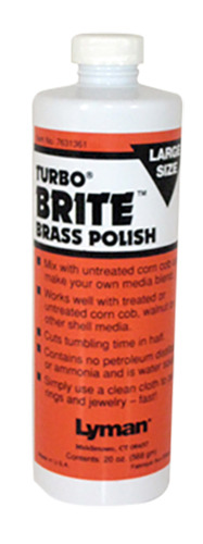 Cleaning Equipment Lyman 1 LYM 7631361 TURBO BRITE BRASS POL 20OZ • Model: 1