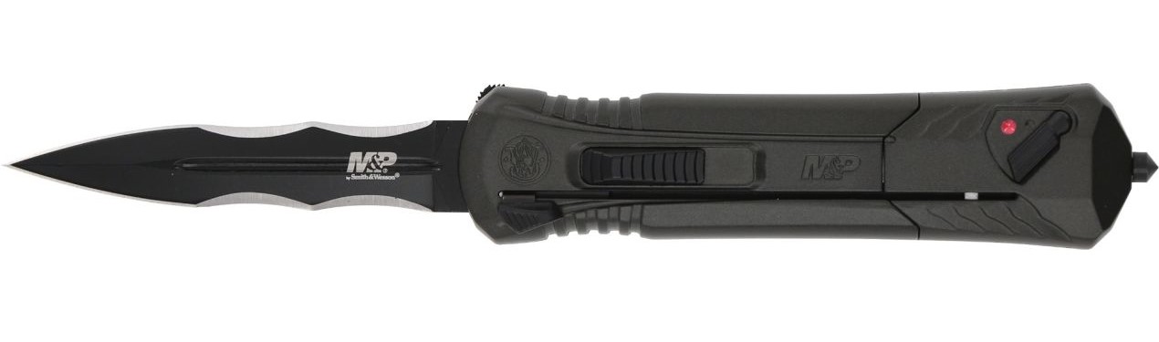 Knives M&P SWC GRY BLK SERRATED MPOTF10 • Model: 