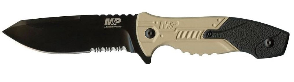 Knives M&P SWC MP CLIP PNT FIXED SERRATED • Model: 