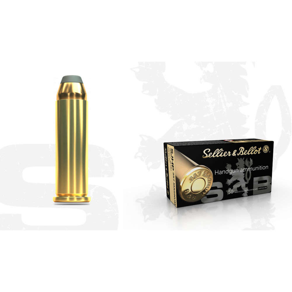 Ammunition MagTech 619 ft lbs 357Magnum|38Special S&B SB357C         357     158 SJHP          50/20