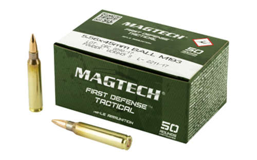 Ammunition Magtech First Defense 223Rem|5.56NATO MAGTECH CBC M193 556NATO 55GR FMJ 50