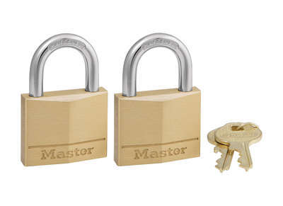 Safes Security MasterLock 140 MASTERLOCK PADLOCK 2PK KEYED ALIKE • Model: 140