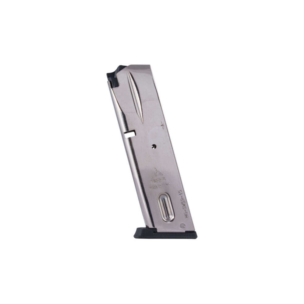 Magazines High Capacity Mecgar 9mm MG SW5915N       MAG SW59 SER  9MM 15RD NKL • Model: 