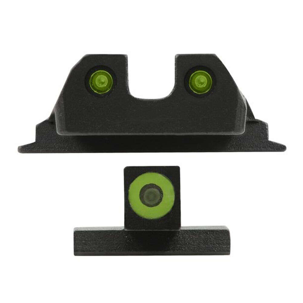 Sights Lasers Meprolight Ready Series ML41770 HYPER-BRIGHT FOR S&W M&P SHIELD PISTOLS FRONT GREEN RING/REAR GREEN