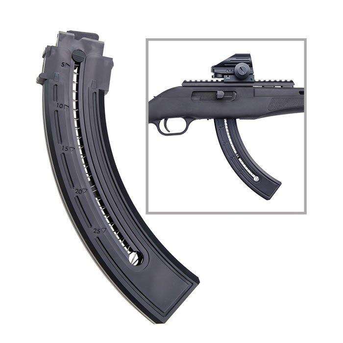 Magazines High Capacity Mossberg Blaze & Blaze 47 Magazine 22LR MAGAZINE BLAZE 22LR 25RD BLK • FITS BLAZE & BLAZE 47 MODELS • Model: Blaze & Blaze 47 Magazine