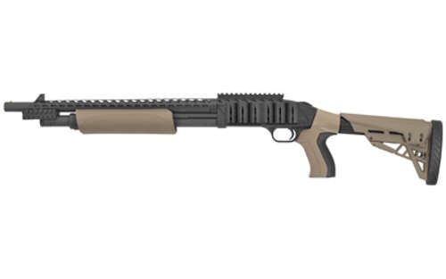 Rifles Long Guns Mossberg 500 12Gauge MSBRG 500 ATI TAC FDE 12/18.5 5RD