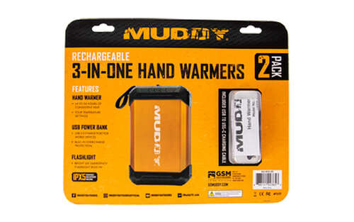  Muddy 3 In 1 Hand Warmer MUDDY 3-IN-1 ELECTRONIC HAND WARMER &bull; Model: 3-In-1 Hand Warmer